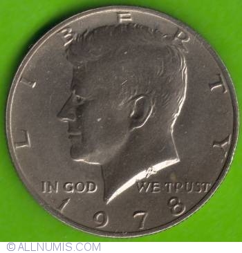 1978-D Kennedy Half Dollar Circulated but Nice !.