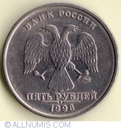 Image #1 of 5 Roubles 1998 MMD