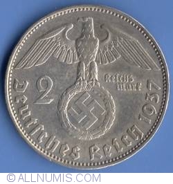 Image #1 of 2 Reichsmark 1937 D - Paul von Hindenburg