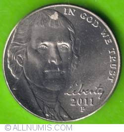 Image #1 of Jefferson Nickel 2011 P