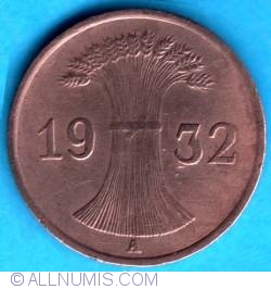 1 Reichspfennig 1932 A