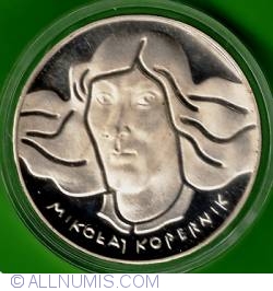 Image #2 of 100 Zlotych 1973 500th Anniversary - Birth of Mikolaj Kopernik (Copernicus)