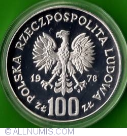 100 Zlotych 1978 - Adam Mickiewicz