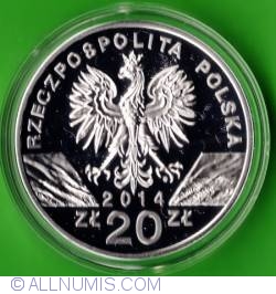 20 zlotych 2014 - Polish Horse (Konik)