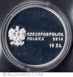 Image #1 of 10 złotych 2014 -Jan Karski (100th anniversary of the birth)