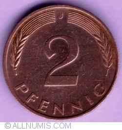 Image #2 of 2 Pfennig 1988 J