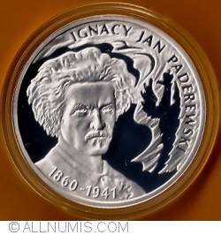 Image #2 of 10 Zlotych 2011 - Ignacy Jan Paderewski