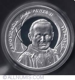 10 złotych 2014 -Canonisation of John Paul II