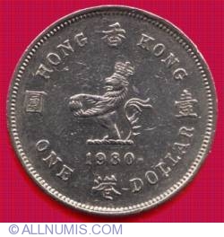 Image #2 of 1 Dollar 1980