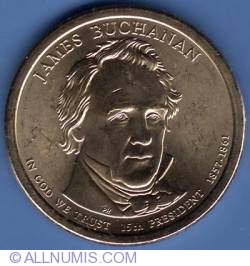 1 Dollar 2010 P - James Buchanan