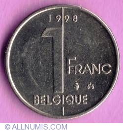 Image #2 of 1 Franc 1998 (French)