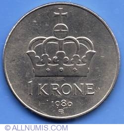 Image #2 of 1 Krone 1980