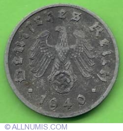 Image #2 of 1 Reichspfennig 1940 A