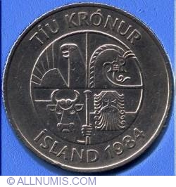 Image #1 of 10 Kronur 1984