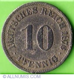 10 Pfennig 1876 A