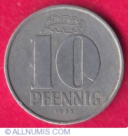 Image #1 of 10 Pfennig 1963