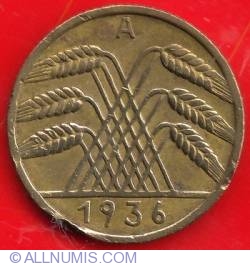 Image #2 of 10 Reichspfennig 1936 A