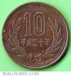 Image #2 of 10 Yen 2008 (Year 20)