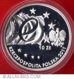 10 Zlotych 2011 - Conducatorul Polonez in Uniunea Europeana