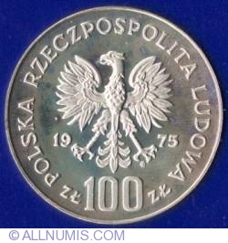 Image #1 of 100 Zlotych 1975 - Ignacy Jan Paderewski
