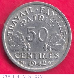 Image #2 of 50 Centimes 1942
