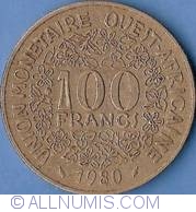 Image #2 of 100 Francs 1980