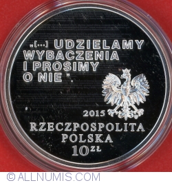 10 Złotych 2015 - 50th Anniversary of the Letter of Reconciliation of the Polish Bishops to the German Bishops