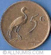 Image #2 of 5 Cents 1969 Afrikaans
