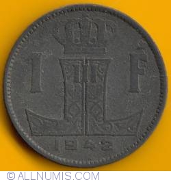 Image #2 of 1 Franc 1942 (Belgique-Belgie)