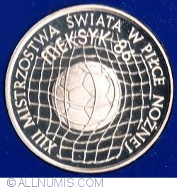 Image #2 of 500 Złotych 1986 - Soccer World Cup (Mexico 1986)
