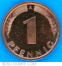 Image #2 of 1 Pfennig 1996 A