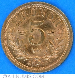 Image #2 of 5 Kronor 1901
