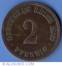2 Pfennig 1875 J