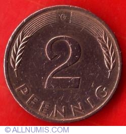 2 Pfennig 1980 G