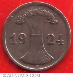2 Reichspfennig 1924 J