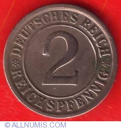 Image #1 of 2 Reichspfennig 1924 J