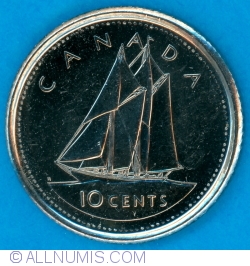 Image #2 of 10 Cents 2002 P