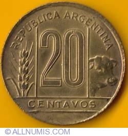 Image #1 of 20 Centavos 1944