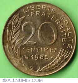 Image #2 of 20 Centimes 1985