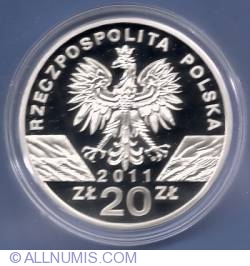 20 Zlotych 2011 - Bursuc European