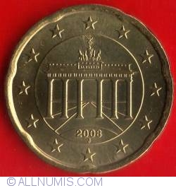 Image #2 of 20 Euro Cenţi 2008 J