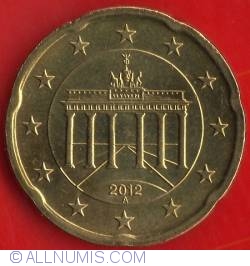 Image #2 of 20 Euro Cenţi 2012 A