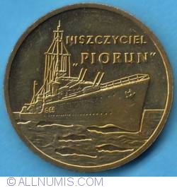 2 złote 2012 - Destroyer ORP ''Piorun''