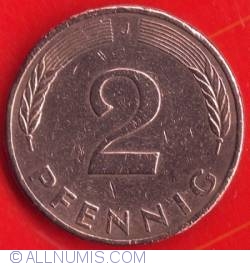 2 Pfennig 1987 J
