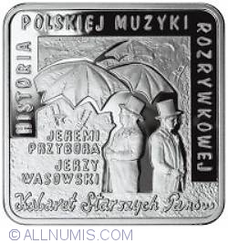 10 Zlotych 2011 - Jeremi Przybora, Jerzy Wasowski