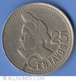 Image #2 of 25 Centavos 1989