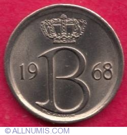 25 Centimes 1968 (Belgie)