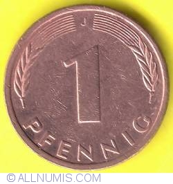 1 Pfennig 1990 J