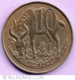 10 Cents 1977 (EE1969) (British Royal Mint)