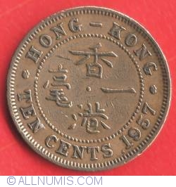 10 Cents 1957 H